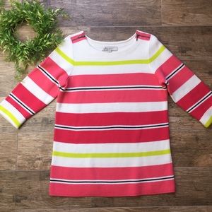 LOFT Women stripped sweater size M